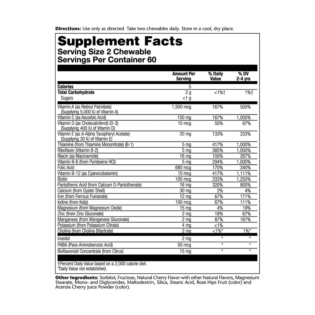 SOLARAY Childrens Vitamins & Minerals Complete Multivitamin for Kids Great Black Cherry Flavor SOLARAY Au supplements