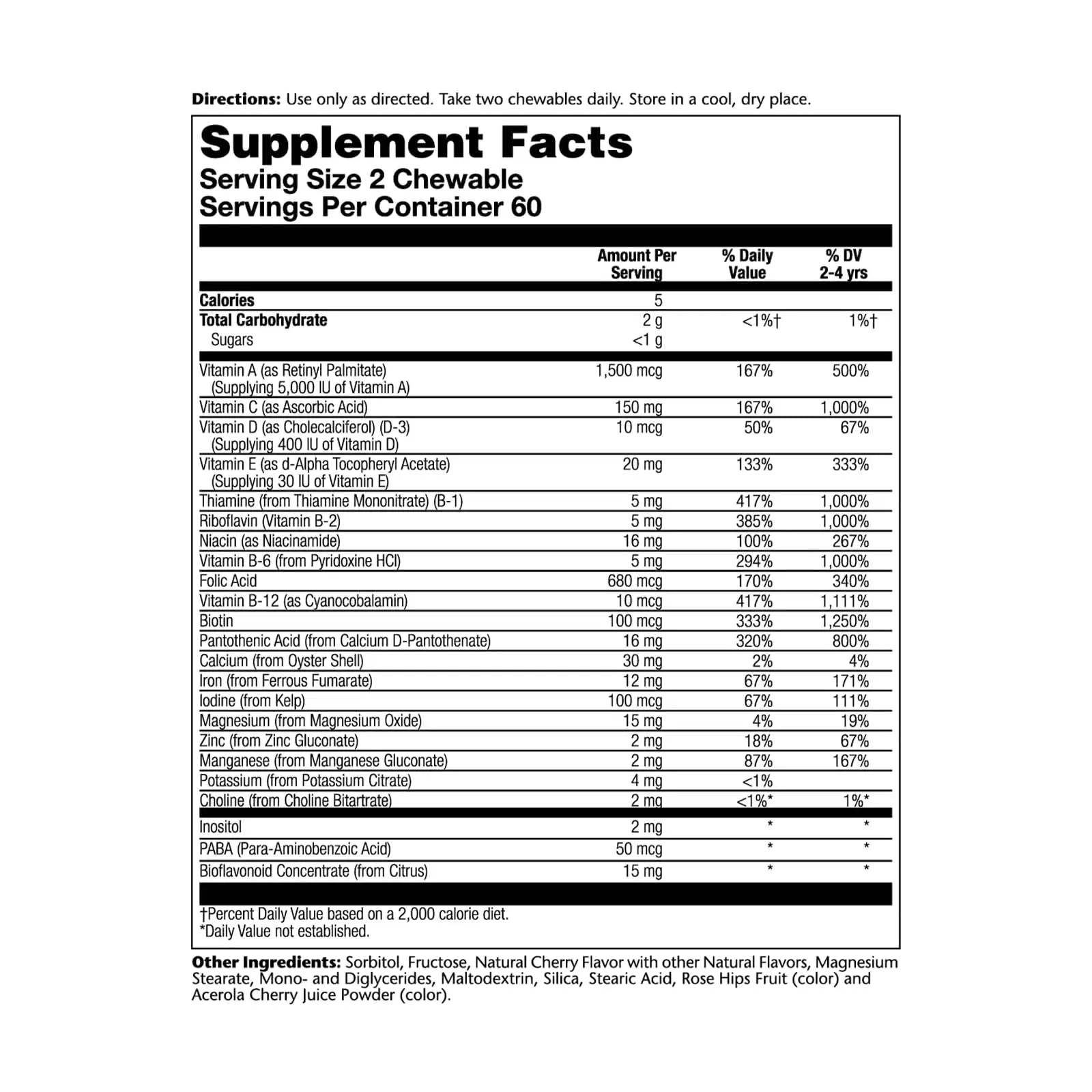 SOLARAY Childrens Vitamins & Minerals Complete Multivitamin for Kids Great Black Cherry Flavor SOLARAY Au supplements