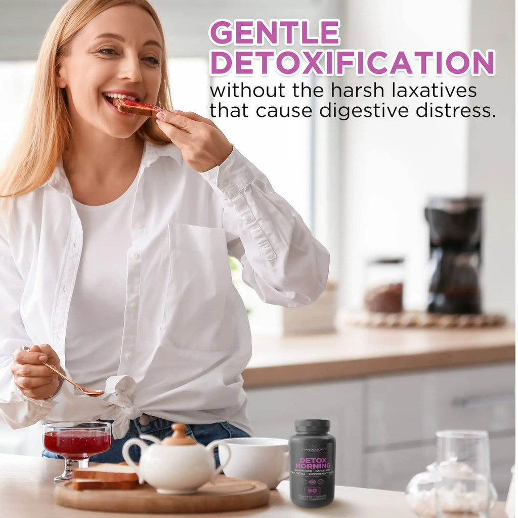 Livingood Daily Detox Pills - Full Body Detox Cleanse for Women & Men with Milk Thistle Livingood Daily Au supplements