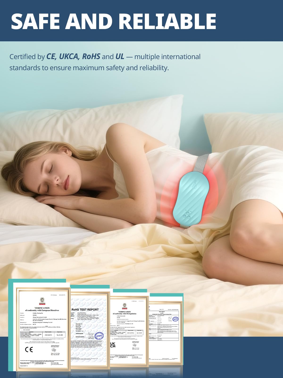 Slimpal AI Portable Heating Pad for Period Cramps, Smart AI Heat Chip, Electric Cordless Heating Belt for Back, Belly, Waist, Stomach, Menstrual Wearable Heating Pad Gifts for Girl Women Her Pink S2 Slimpal Au supplements