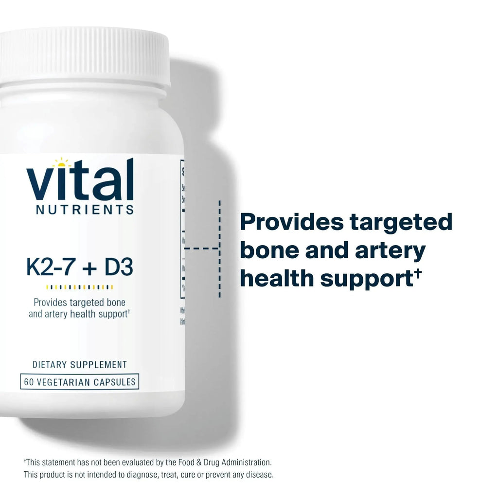 Vital Nutrients Vitamin D3 + K2-2000 IU - Vitamin D3 K2 Supplement - Vitamin D Complex for Healthy Calcium Levels Vital Nutrients Au supplements