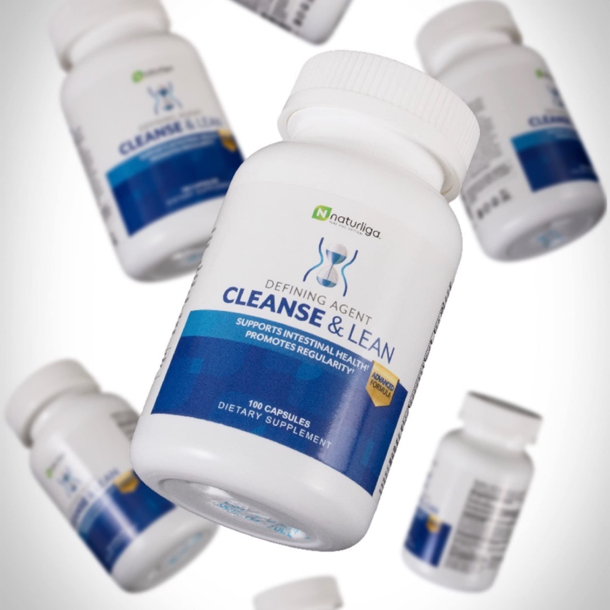 Max Muscle Naturaliga Cleanse and Lean Defining Agent Herbal Cleanse for Regularity w/Natural Detoxifying Ingredients for Gut Health Colon Detox