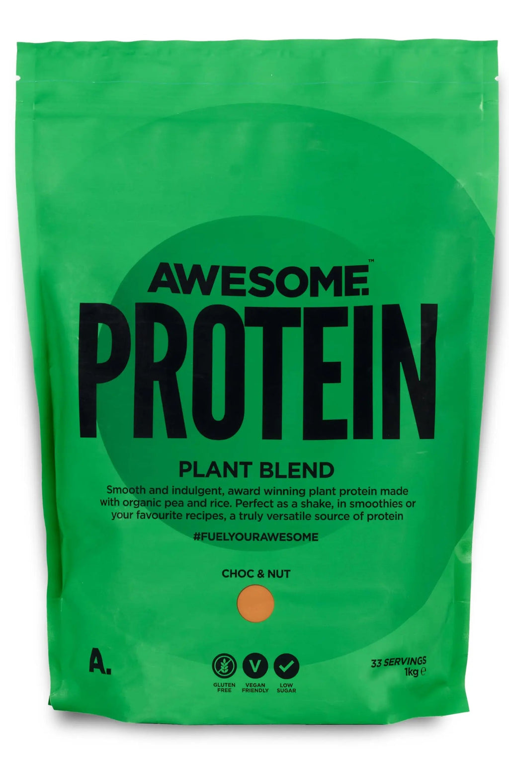 Chocolate Nut Awesome Protein Powder by Ben Coomber | 1kg Vegan Organic Flavoured Protein Ben Coomber Au supplements