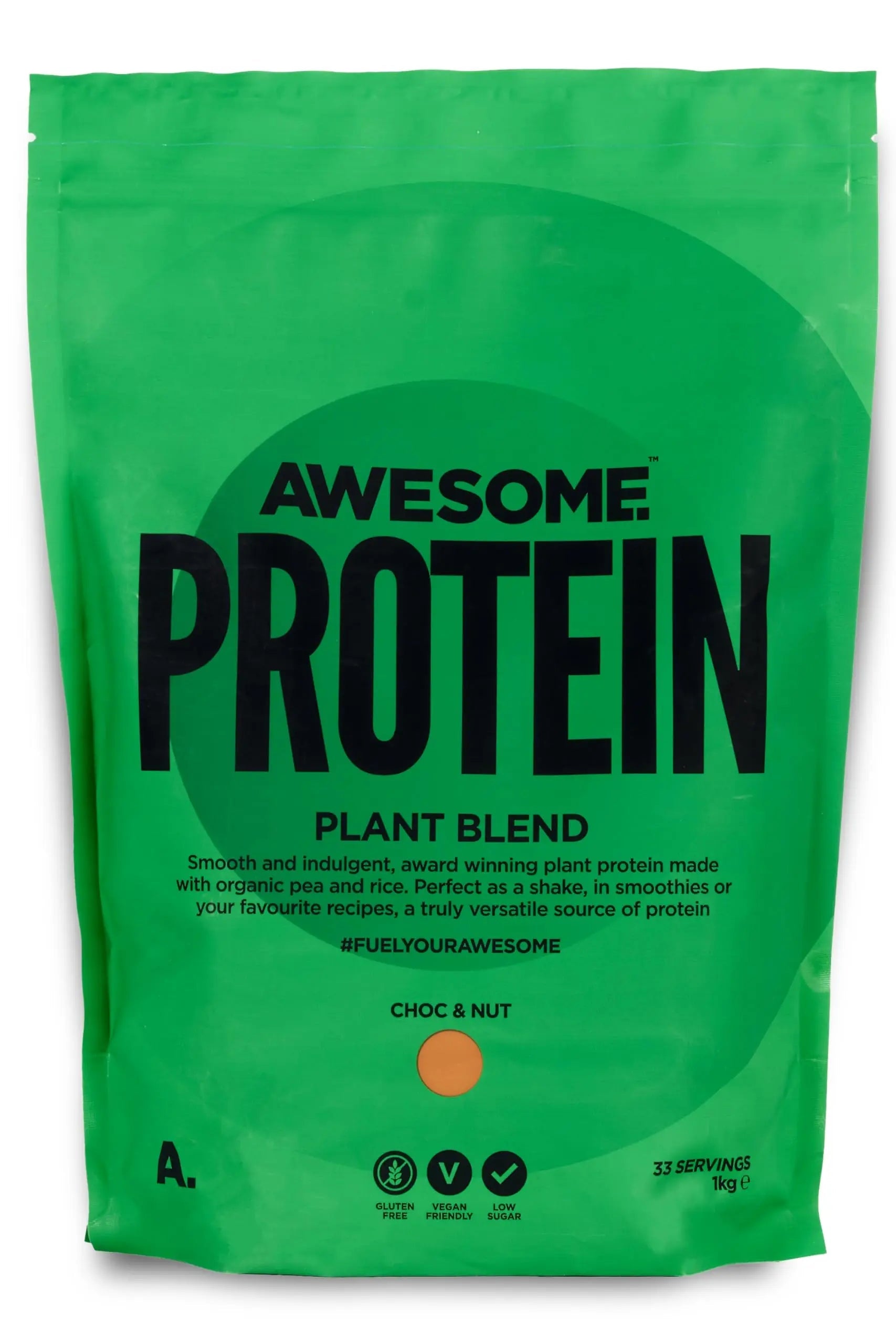 Chocolate Nut Awesome Protein Powder by Ben Coomber | 1kg Vegan Organic Flavoured Protein Ben Coomber Au supplements