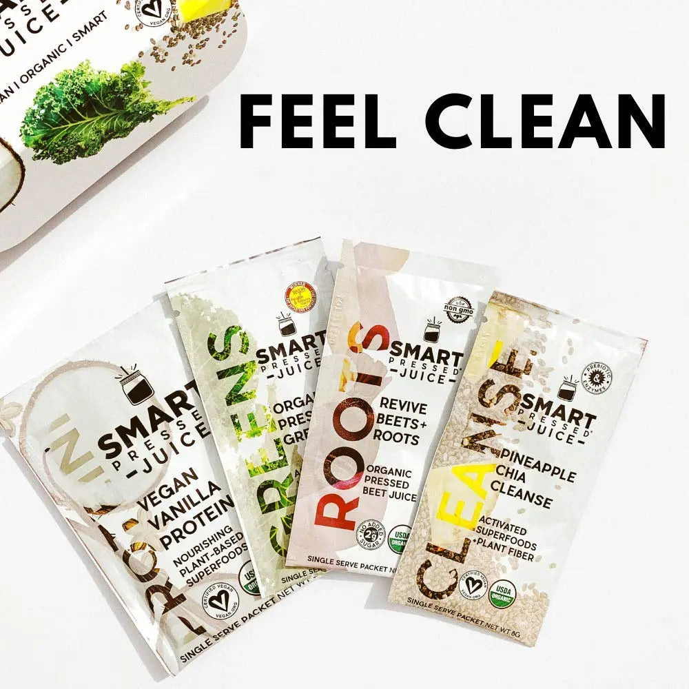 SMART Pressed Juice 3-Day Organic Juice Cleanse | Healthy Detox Program | Vegan Vanilla Protein SMART Pressed Au supplements