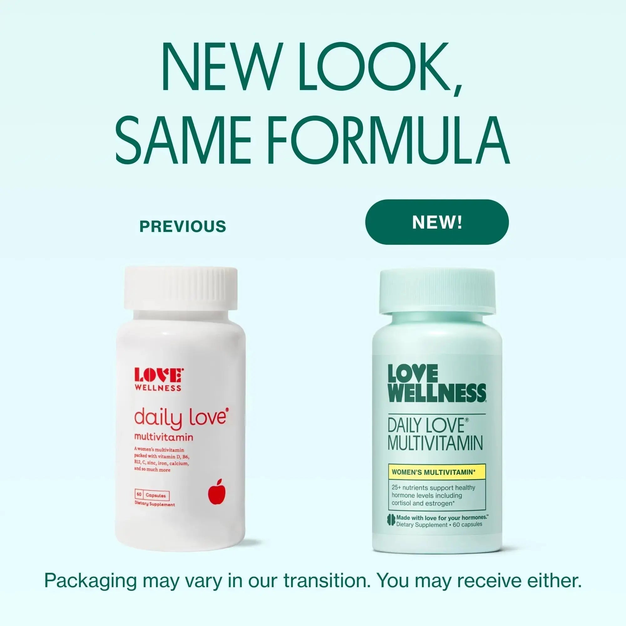 Love Wellness Daily Love Multivitamin for Women | Supports Energy, Cortisol, Immune Health, Stress Relief, & PMS | Complete with Vitamin D, C Love Wellness Au supplements