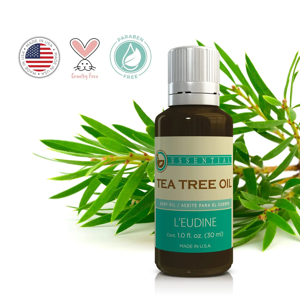 L’EUDINE Tea Tree Oil – 1fl Oz Multipurpose Body Oil for Acne, Toenail Problems, Dandruff, Skin Bites L'eudine Au supplements