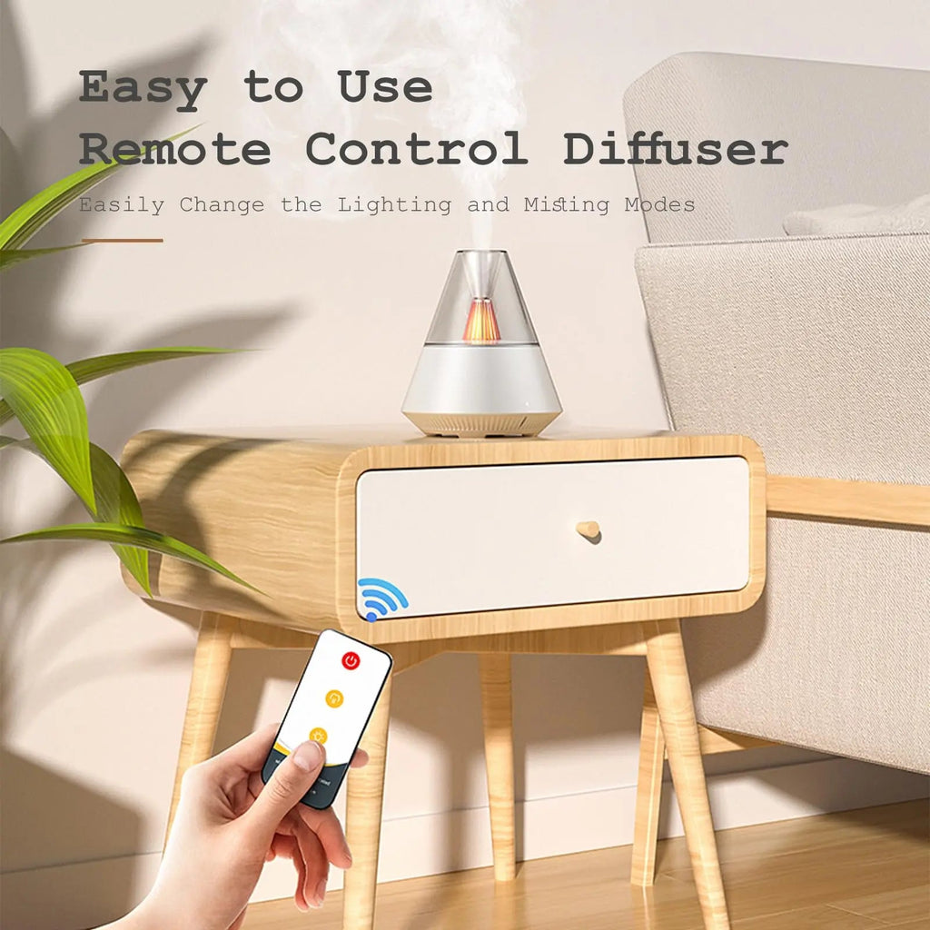 TriPro Essential Oils Aroma Diffuser,Portable Humidifier with Cool Mist and Warm Light Effect,Remote Control TriProC Au supplements