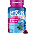 The Smurfs Nootropic Gummies for Kids with Vitamin B12 & L-Theanine | Laser Focus Gummy for Focus and Memory Supplements | Made with Real Fruit in a Smurf Berry | Doctor Developed | 60 Vegan Gummies VITABURST Au supplements