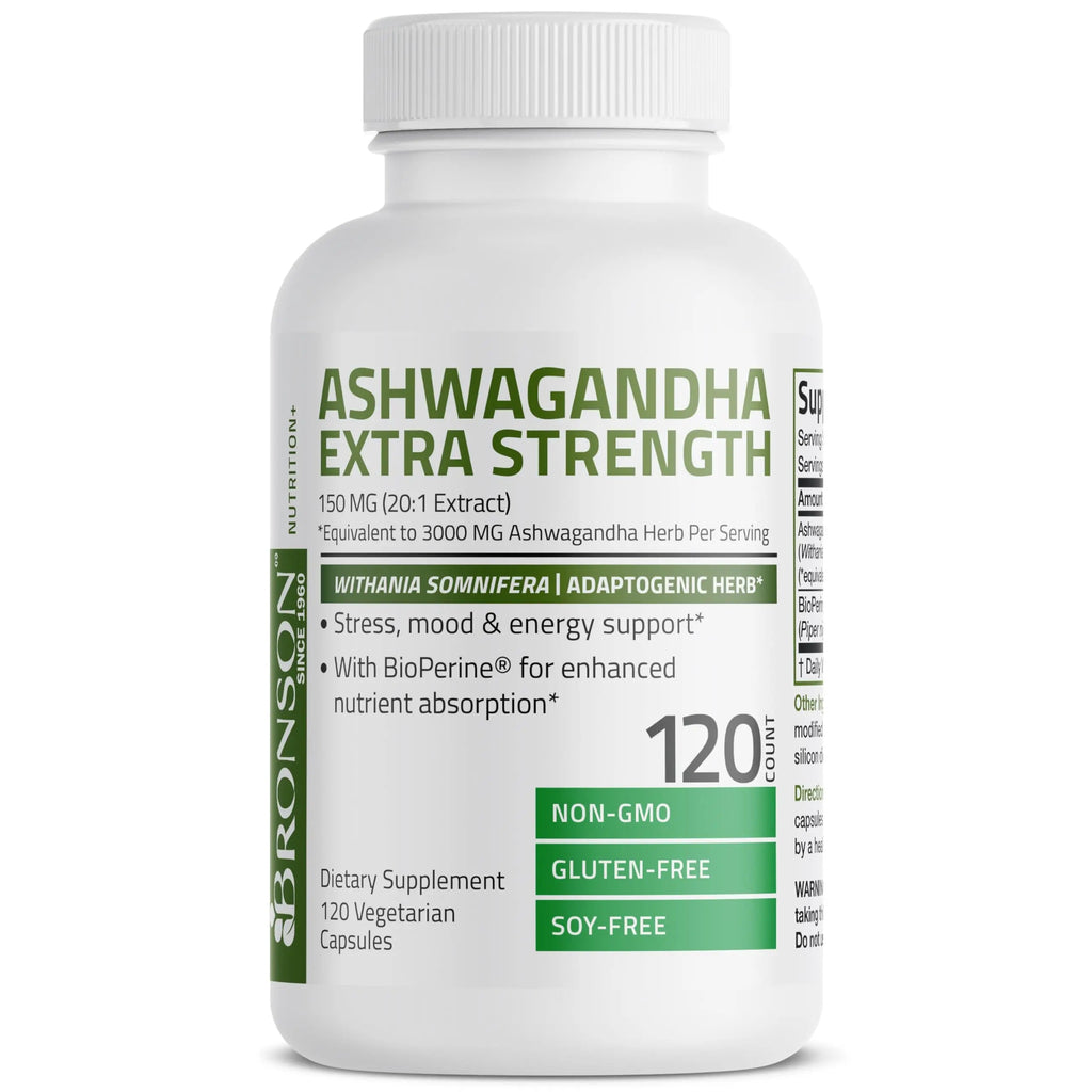 Bronson Ashwagandha Extra Strength Stress & Mood Support with BioPerine Bronson Au supplements