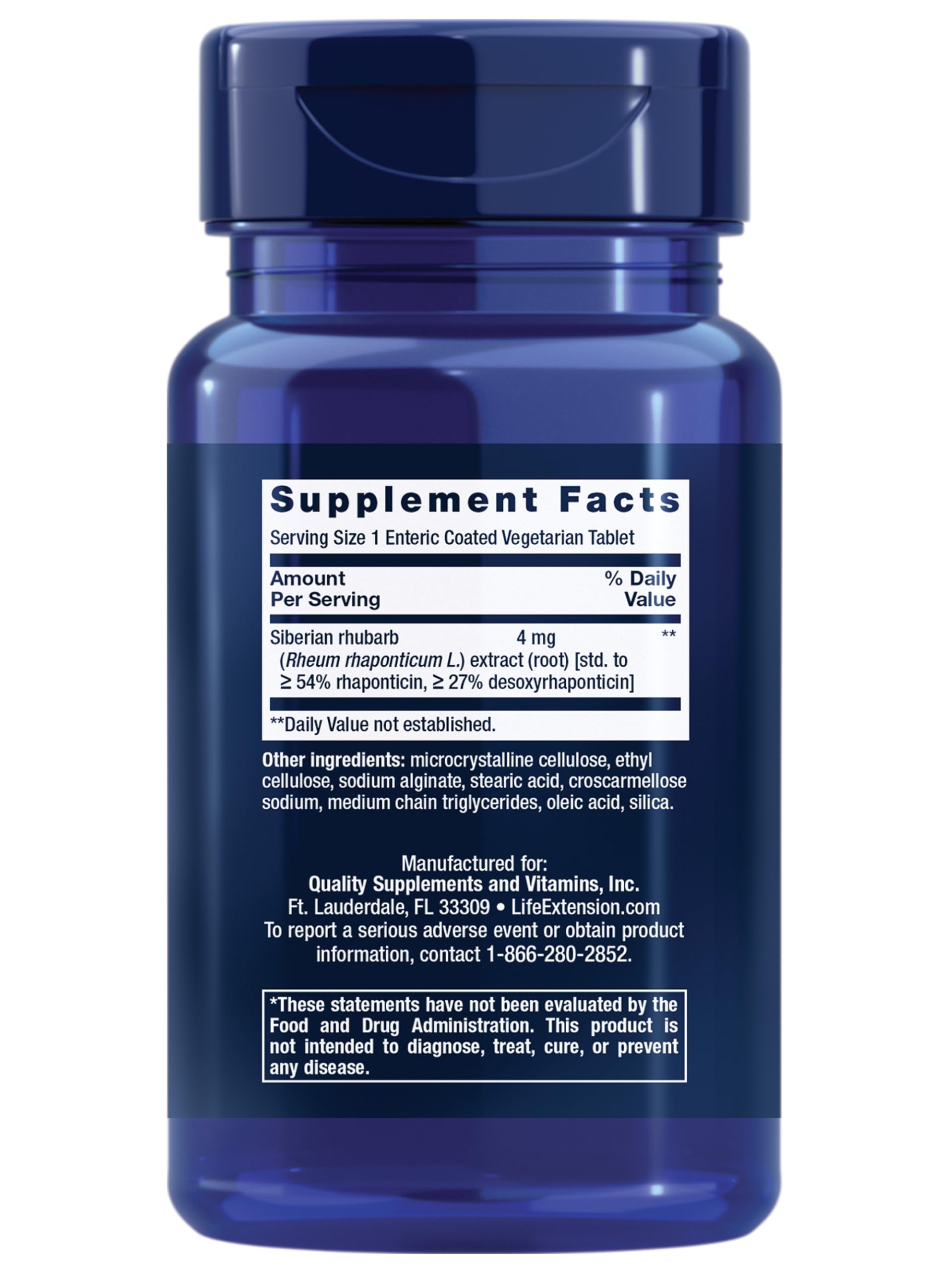 Life Extension Menopause Relief – Siberian Rhubarb, Menopause Supplement for Women, Ease hot Flashes, Mood Swings, Night Sweats Relief, Hormone-Free, Gluten-Free, Non-GMO, Vegetarian, 30 Tablets Life Extension Au supplements