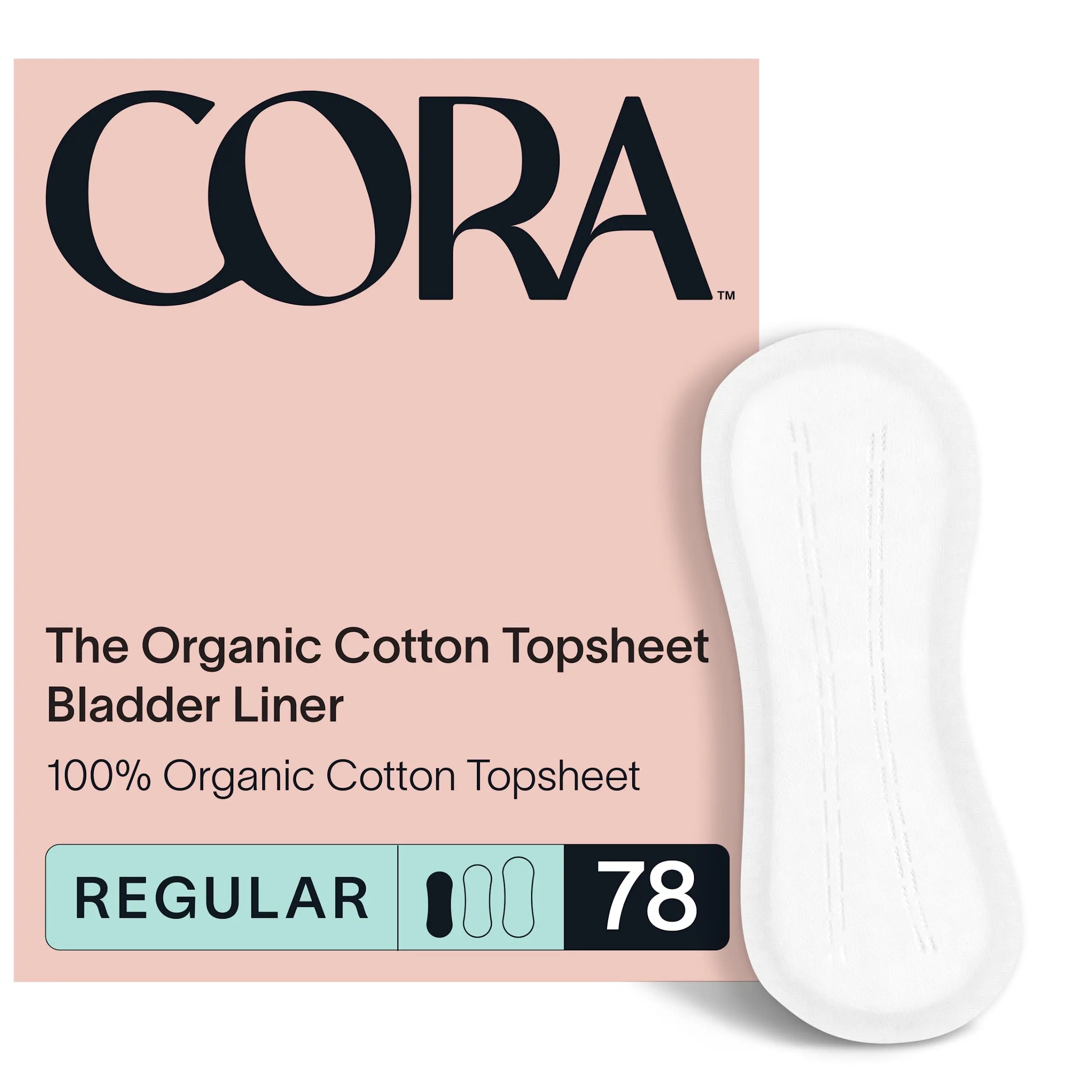 Cora Ultra Thin Organic Bladder Liners | Incontinence & Postpartum Pads for Women | Panty Liners Cora Au supplements