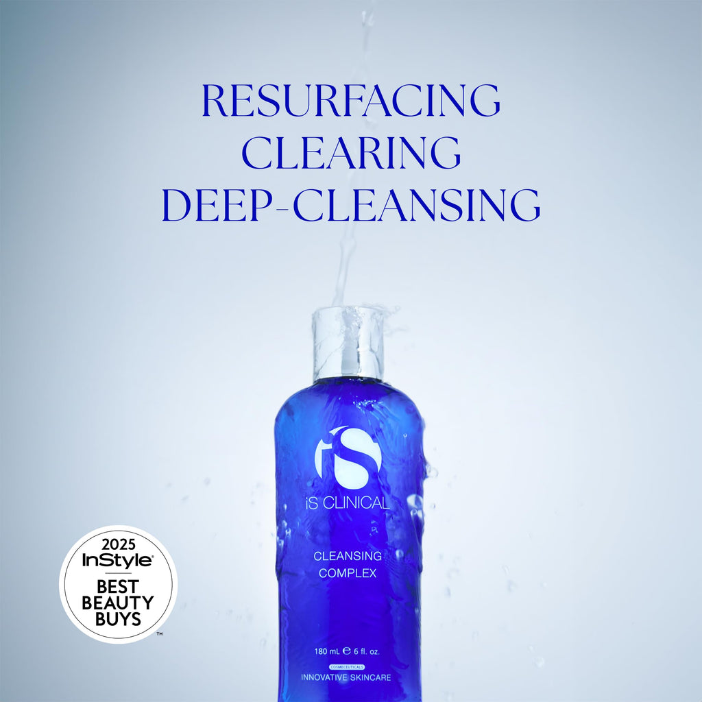 iS CLINICAL Cleansing Complex, 3in1 Gentle deep pore cleanser Face Wash and Makeup remover, Helps blemish-prone skin