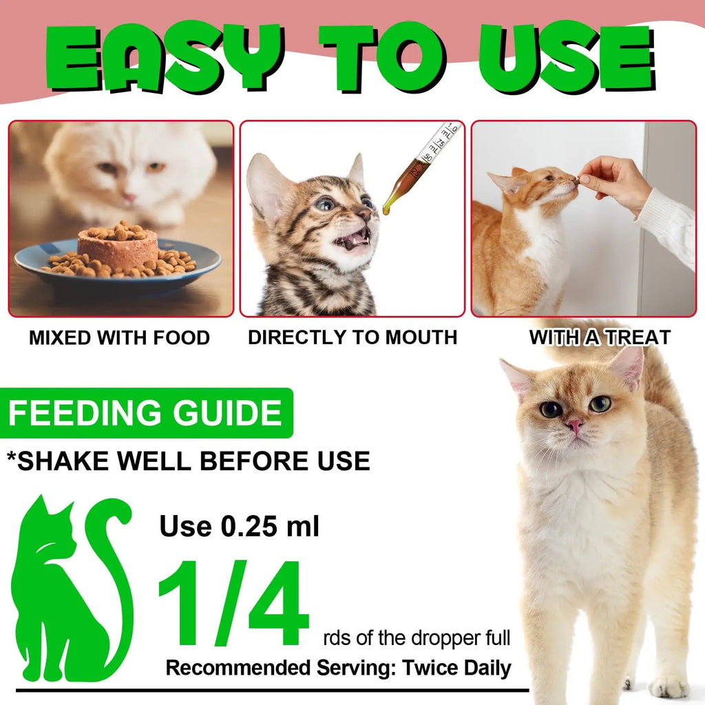 Cat Urinary Tract Infection Treatment, Cat UTI Treatment Drops Supports Bladder, Kidney Stone, Cranberry Kidney Bladder Support Supplement, Chicken Flavor, 60ml BTQAFVZT Au supplements