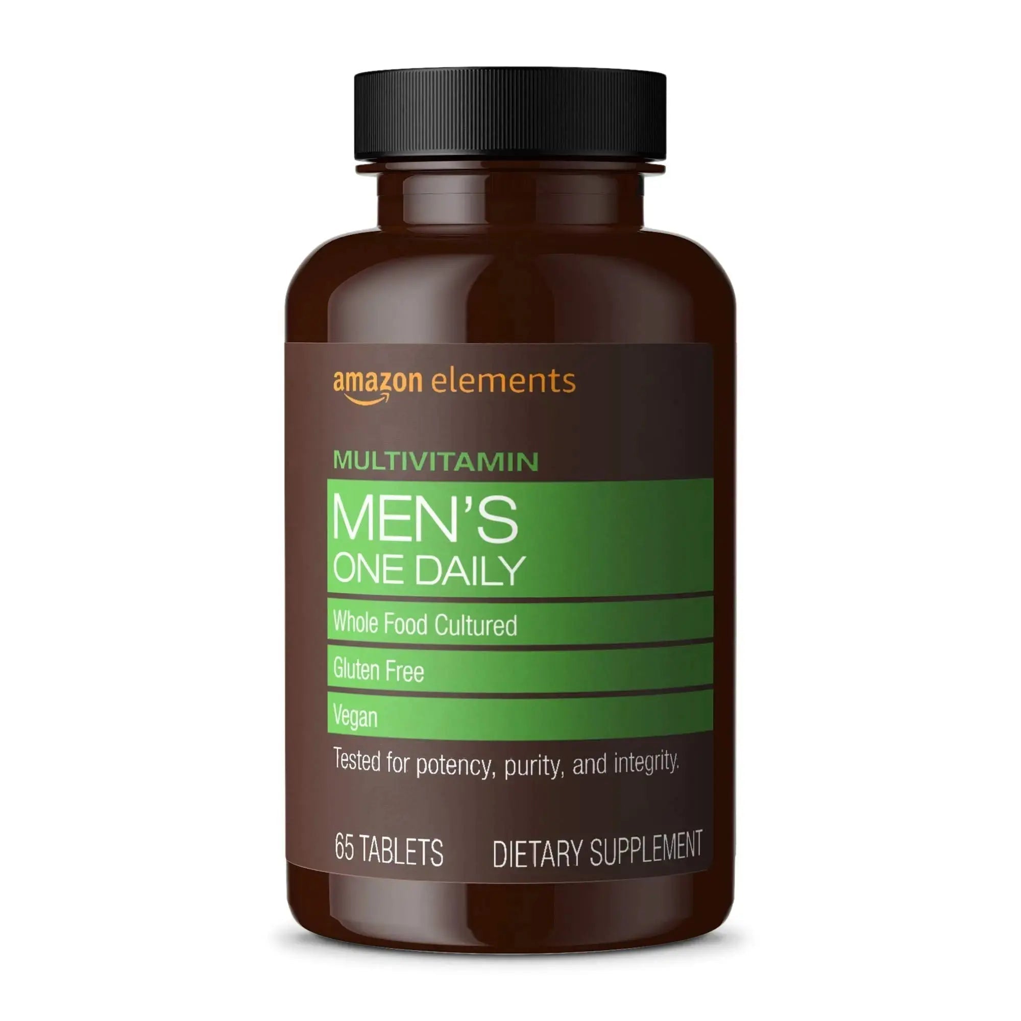 Amazon Elements Men's One Daily Multivitamin (65 Tablets) and Amazon Elements B Complex (65 Capsules) Amazon Elements Au supplements