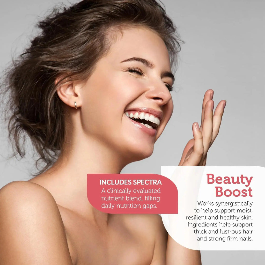 Zahler Multivitamin Beauty + Skin Hair and Nails Support, Multivitamin for Women and Men with Iron, Certified Kosher, 60 Capsules Zahler Au supplements