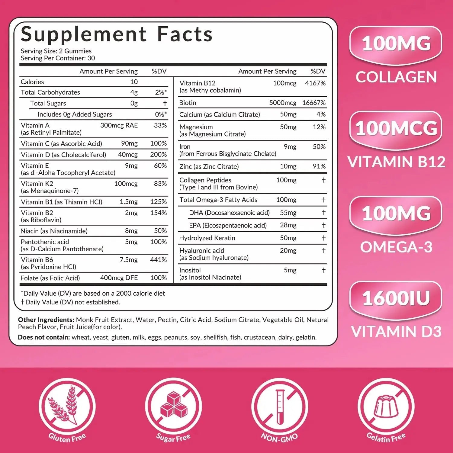 WEEVIT Methylated Multivitamin for Women Gummies, Womens Multivitamin Gummy with Collagen, Iron, Omega-3 WEEVIT Au supplements