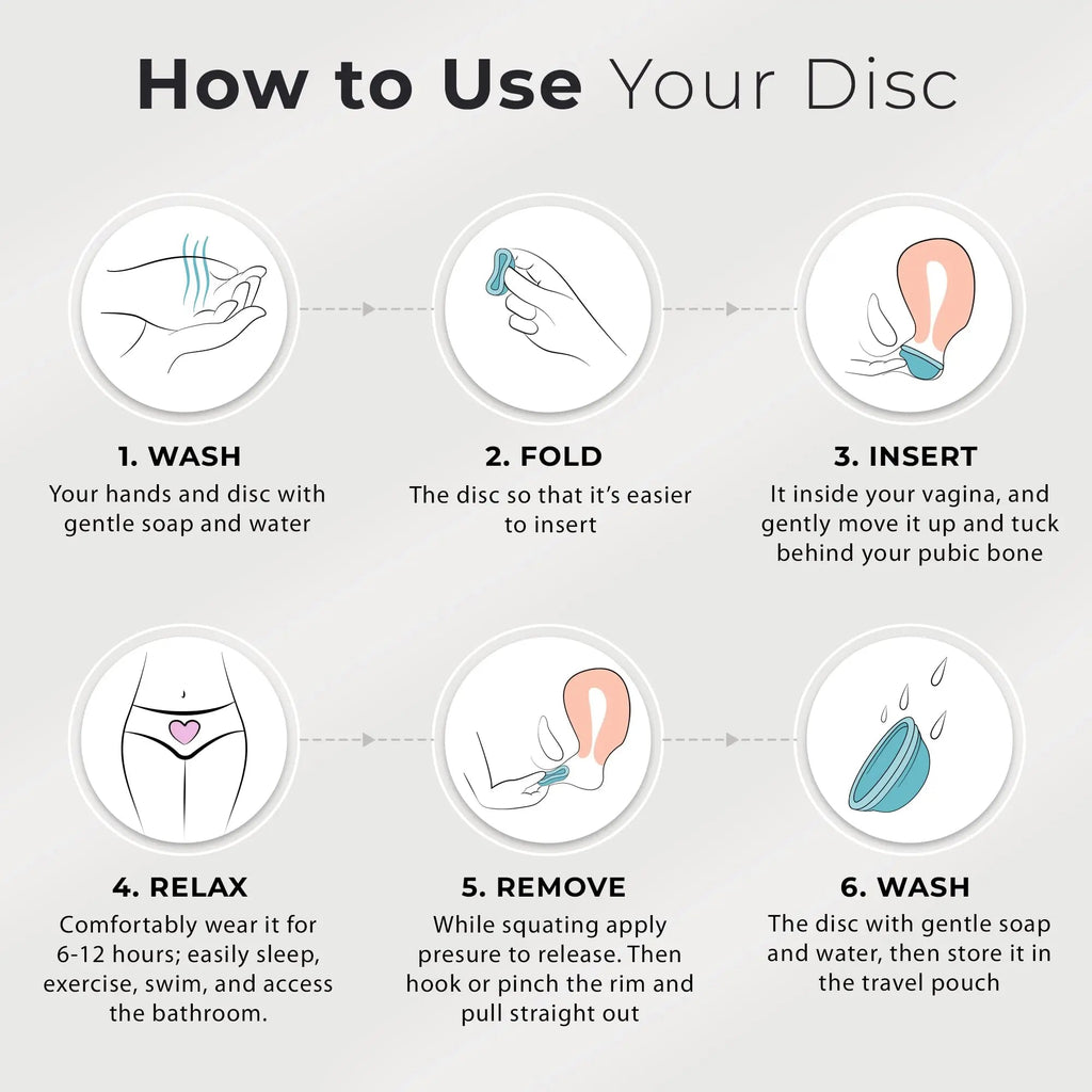 Ecoblossom Reusable Menstrual Disc - Large Menstrual Cup - Soft Period Disc for Women Designed EcoBlossom Au supplements