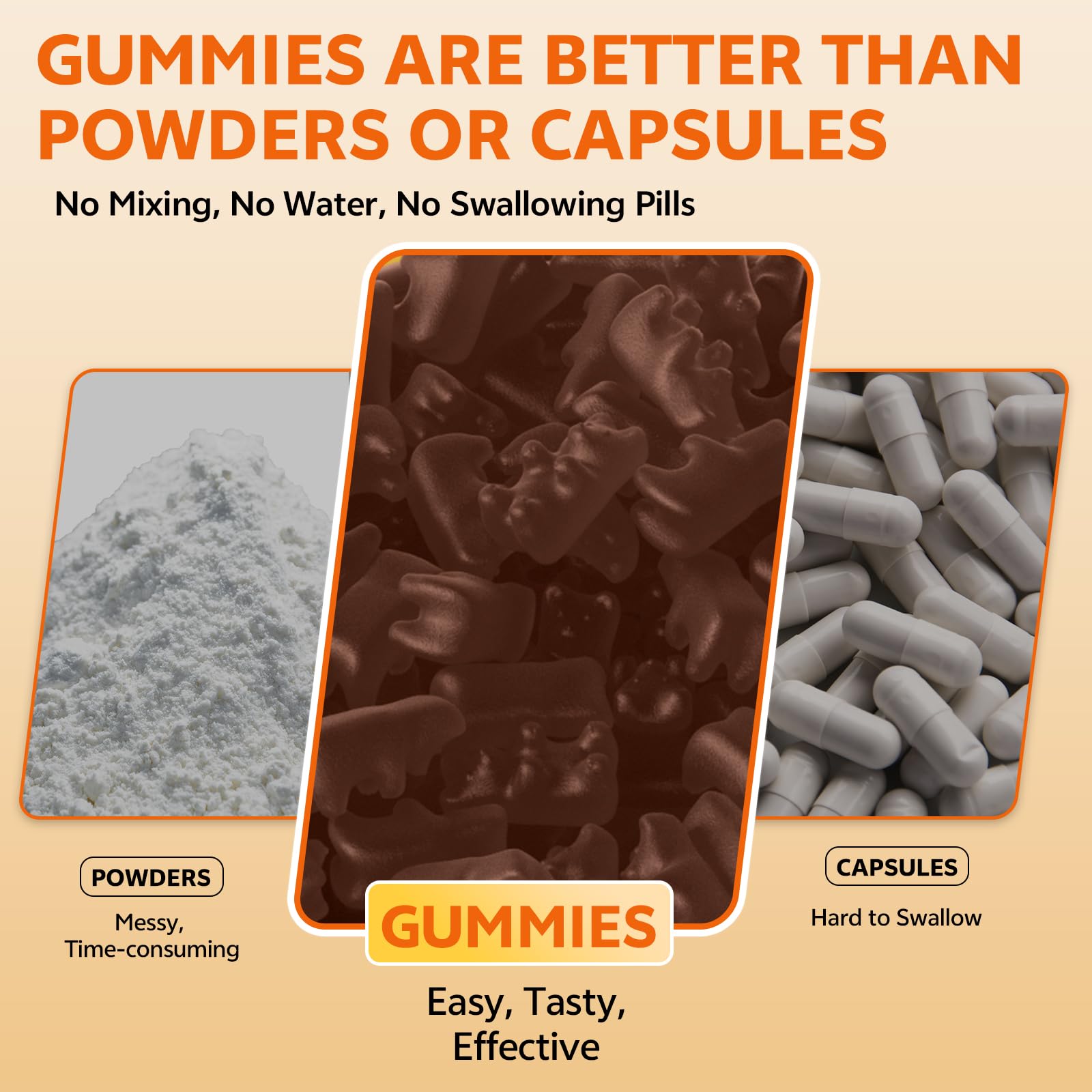 15-in-1 Cortisol Gummies, Cortisol Supplements with Magnesium Glycinate Ashwagandha Rhodiola Rose and L-theanine Complex for Relaxation, Zzz Support and Cortisol Levels, Orange Flavor, 60 Count HUUAYAO Au supplements