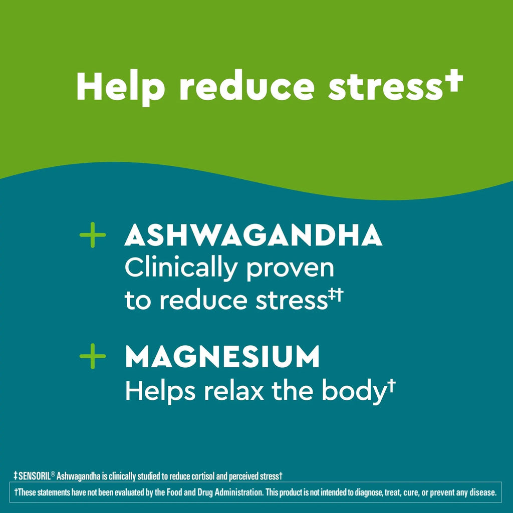Nature Made Wellblends Calm & Relax, Ashwagandha 125 mg, Magnesium 300 mg Nature Made Au supplements