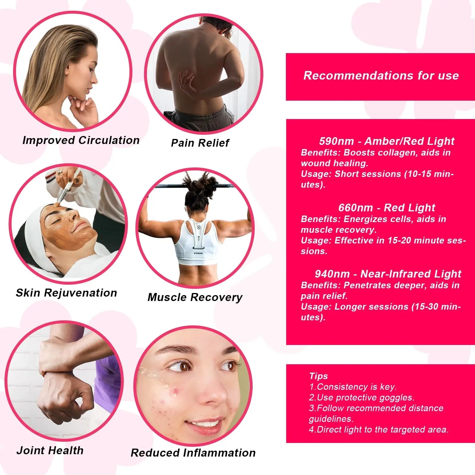 Akarishin Red Light Therapy Lamp - Boost Skin Vitality and Ease Muscle Soreness with Adjustable Stand Akarishin Au supplements