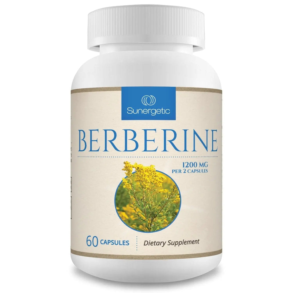Premium Berberine Supplement - 1200mg of Berberine Per Serving - Berberine HCL Sunergetic Au supplements