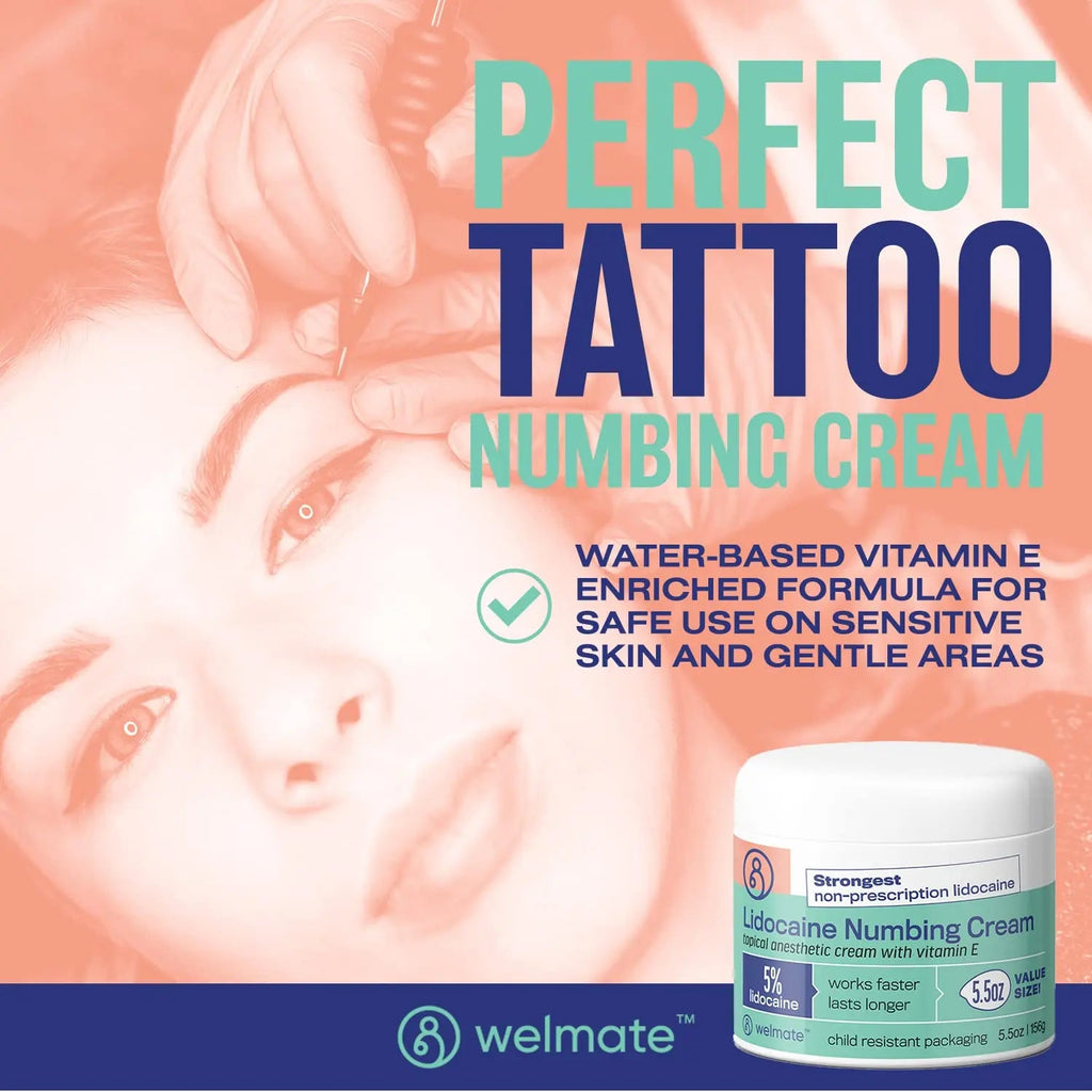 WELMATE | 5% Lidocaine | Numbing Cream Maximum Strength | Topical Anesthetic WELMATE Au supplements