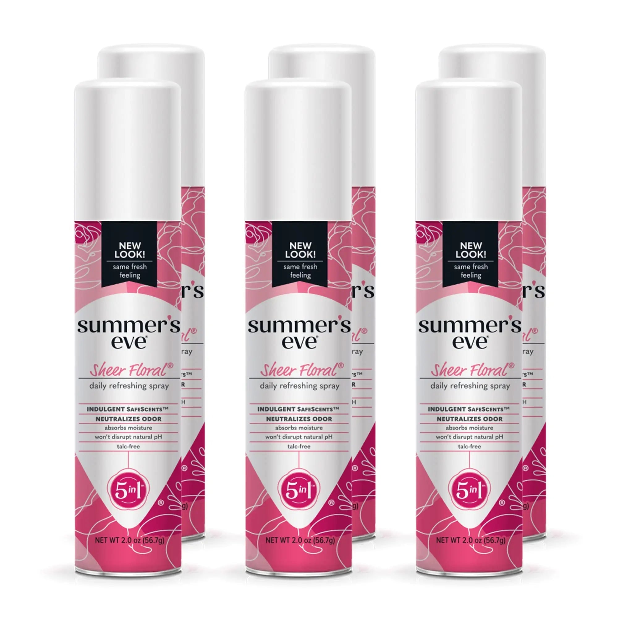 Summer's Eve Freshening Spray | Sheer Floral| 2 oz Size | Pack of 6 | pH Balanced, Dermatologist Summer's Eve Au supplements