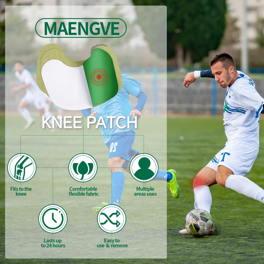 Maengve Herbal Knee Patch – 48 Pcs Self-Heating Pads for Joint Ease & Muscle Relaxation – 12-Hour Heat Pad for Knee Relief, Pain Support & Comfort Maengve Au supplements