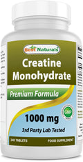 Best Naturals Creatine Monohydrate 1000 mg 240 Tablets Best Naturals Au supplements