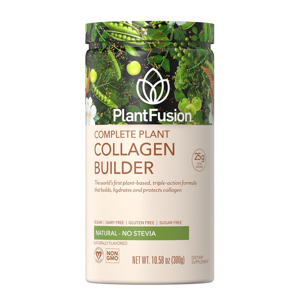 PlantFusion Vegan Collagen Powder - Plant Based Collagen Protein Powder For Muscle & Joints, Hair, Skin & Nails - Keto, Gluten Free, Soy Free, Non-Dairy, No Sugar, Non-GMO - Unflavored 10.58 oz PlantFusion Au supplements