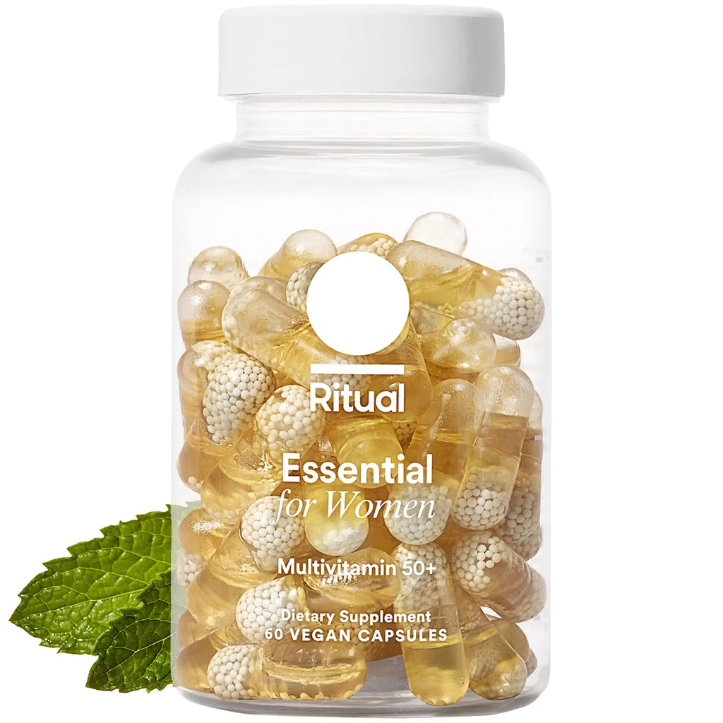 Ritual Multivitamin for Women 50+, Menopause Supplements with Vitamin D3, K2 and Magnesium for Bone Support*, Omega-3 DHA, Vitamin B12 Ritual Au supplements