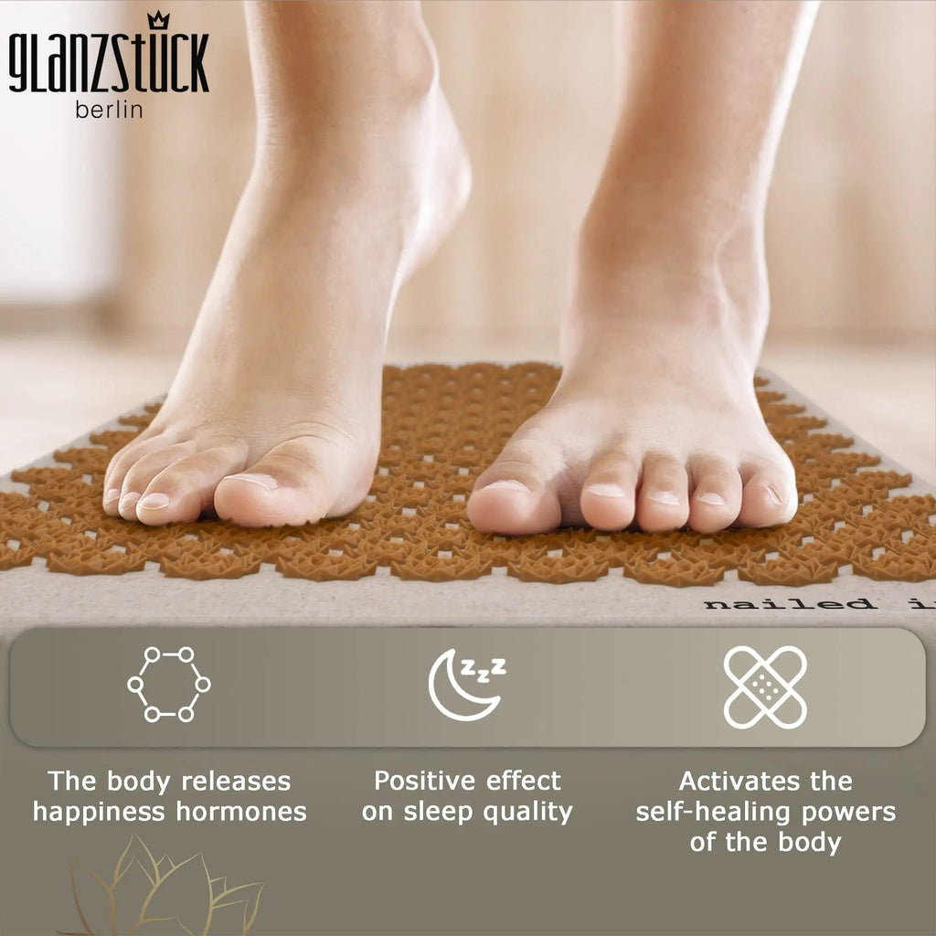 Glanzstück Berlin® Health Collection XXL Acupressure Mat Set for Full Body for Tension Headaches Glanzstück Berlin Au supplements