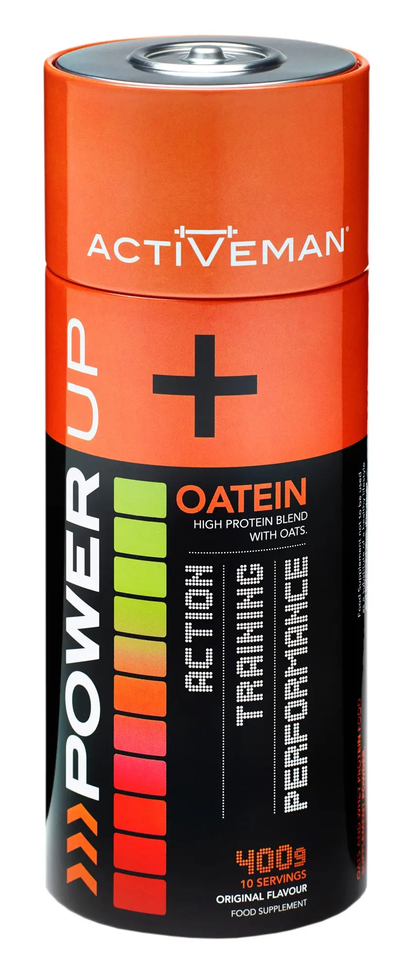 ActiVeman Oatein- 20g Protein per Serving- High in Fibre- Delicious On-The-Go Bio-Synergy Au supplements