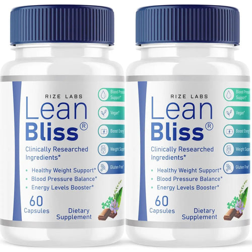 (2 Pack) Lean Bliss Weight Loss Pills, Lean Bliss Fat Burning Formula, LeanBliss Advanced rize labs Au supplements