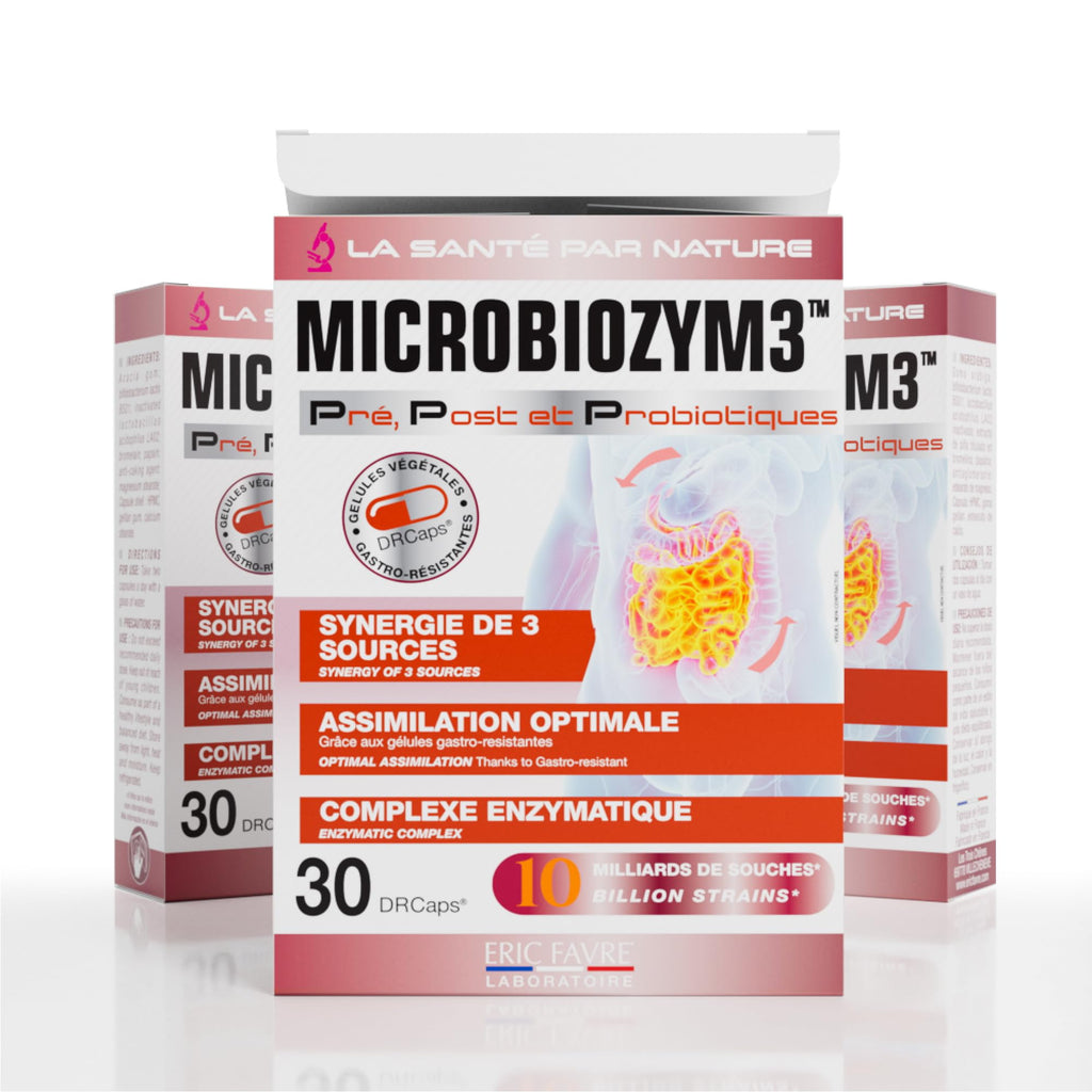 ERIC FAVRE Probiotics for Women Digestive Health – Triple Action with Prebiotics and Postbiotics, Reduces Bloating & Gas