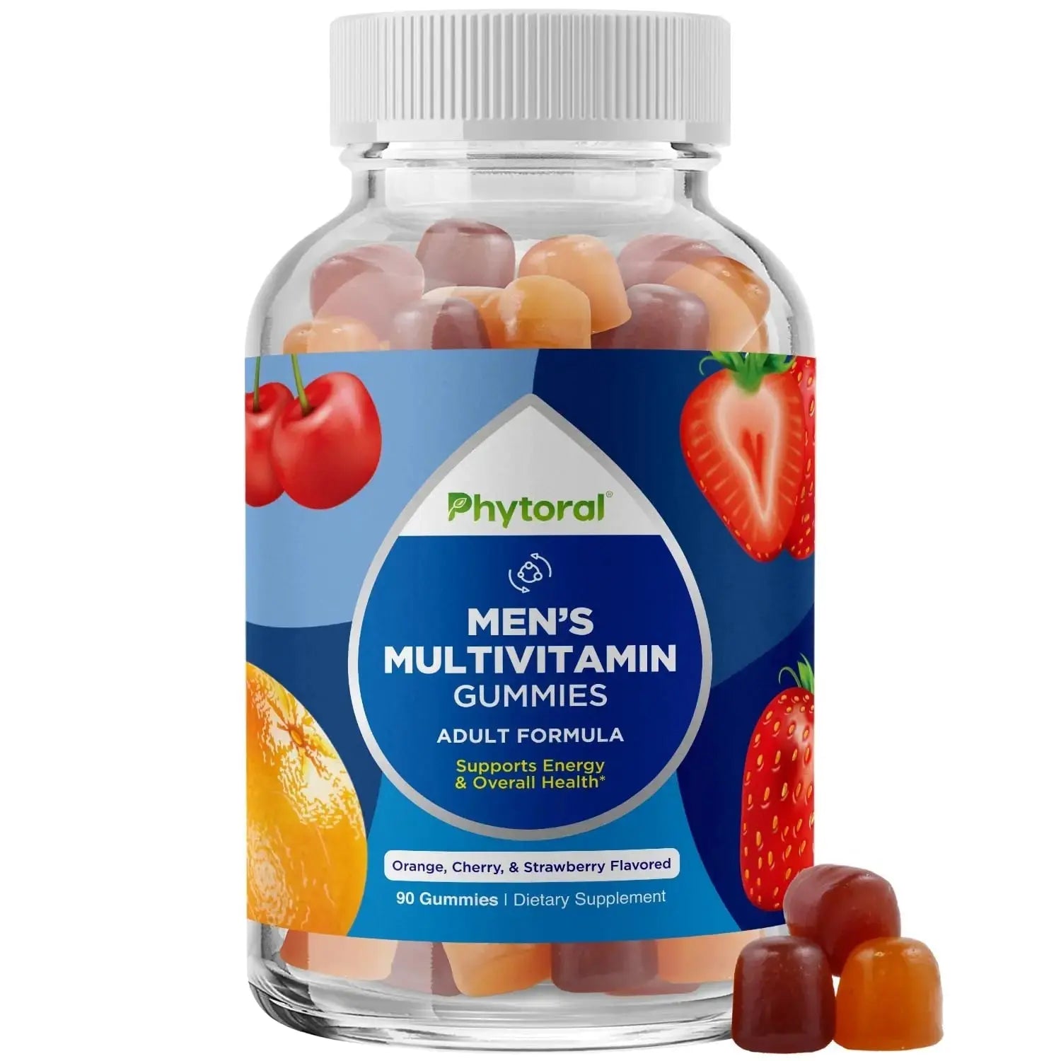 Phytoral Natural Multivitamin for Men Gummies with Zinc - Vitamin D C A & Biotin B6 B12 Full Health Supplement Phytoral Au supplements