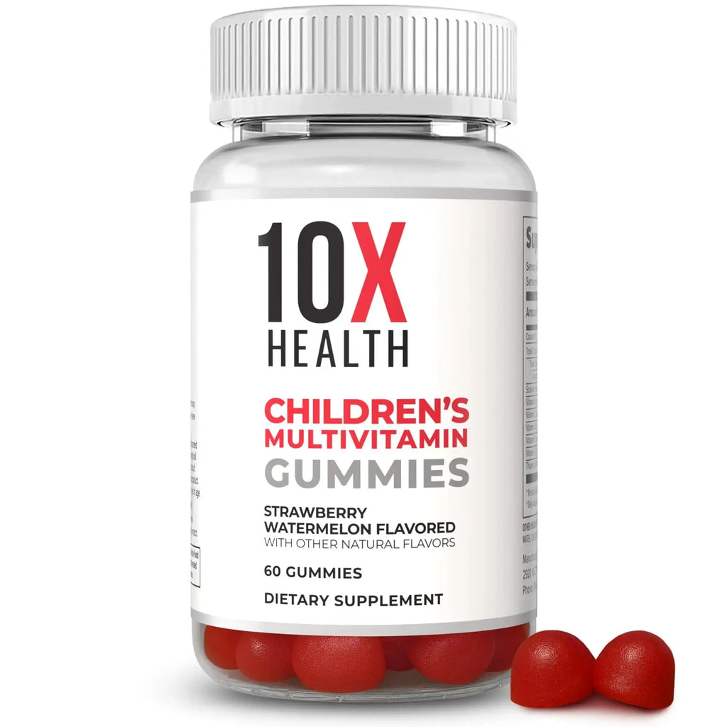 10X Health Children’s Methylated Multivitamin Gummies - 60 Count Kids Multivitamin Gummies, Complete Daily Nutrition 10X Health System Au supplements