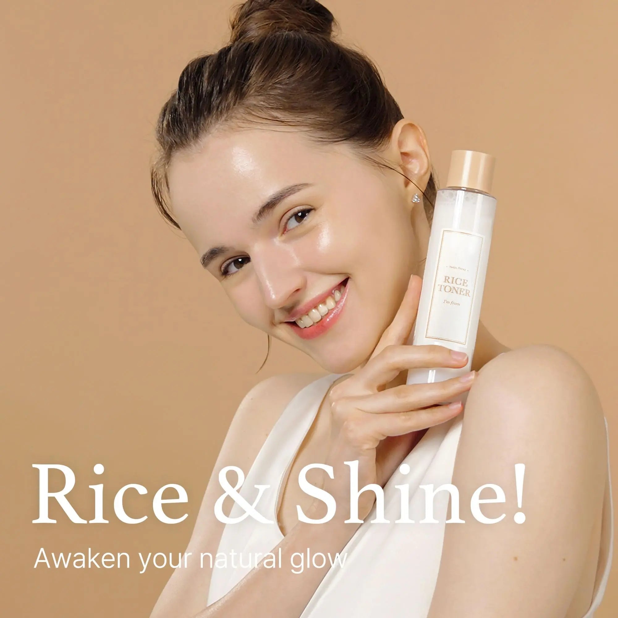 I'm From Rice Toner, 77.78% Rice Extract from Korea, Glow Essence with Niacinamide I'm from Au supplements