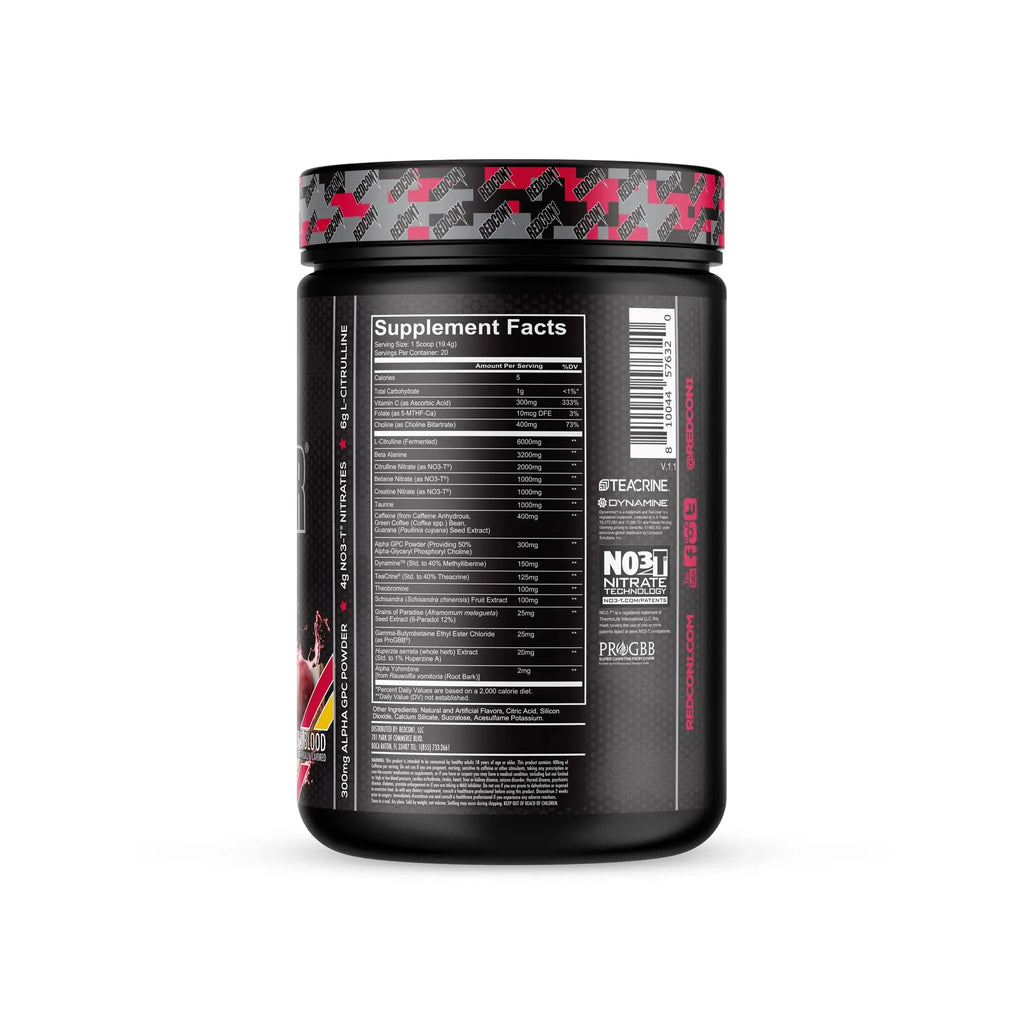 REDCON1 Total War Black Ops Extreme Preworkout Powder, Tigers Blood, High Stimulant REDCON1 Au supplements