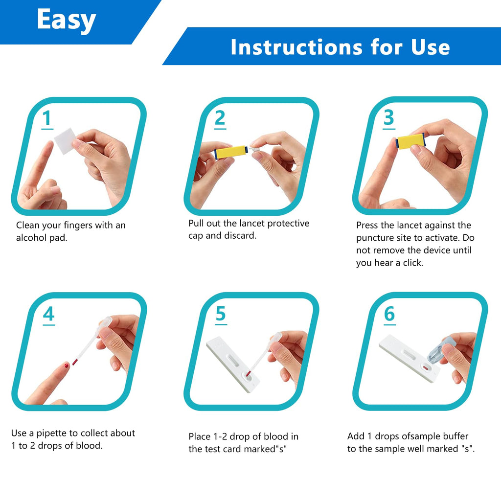 H Pylori Test Kit, Helicobacter Pylori Test Kit - Fast and Accurate, Self-Test at Home, Results in 10-15 Minutes, No Lab Visit Required OUROZO Au supplements