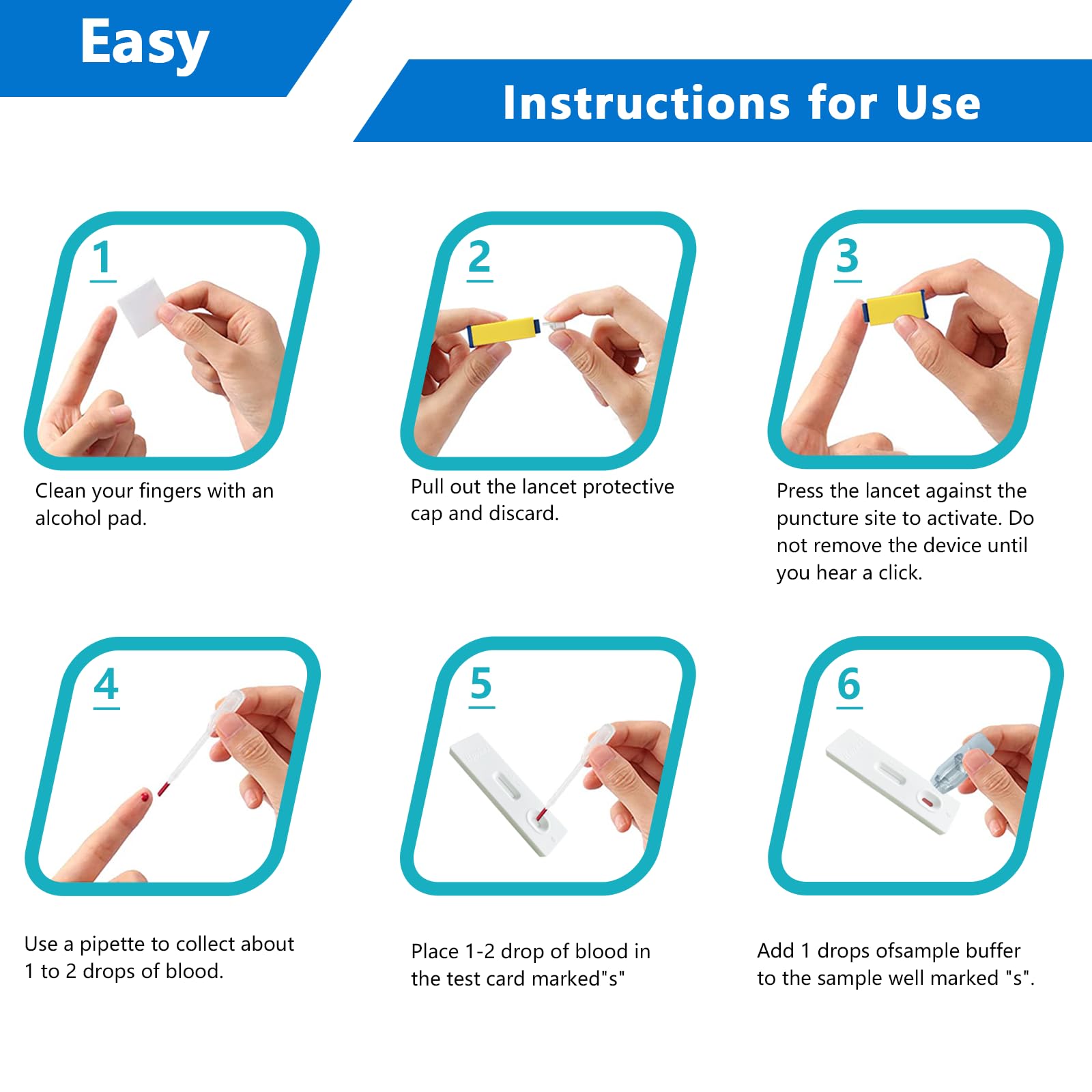 H Pylori Test Kit, Helicobacter Pylori Test Kit - Fast and Accurate, Self-Test at Home, Results in 10-15 Minutes, No Lab Visit Required OUROZO Au supplements