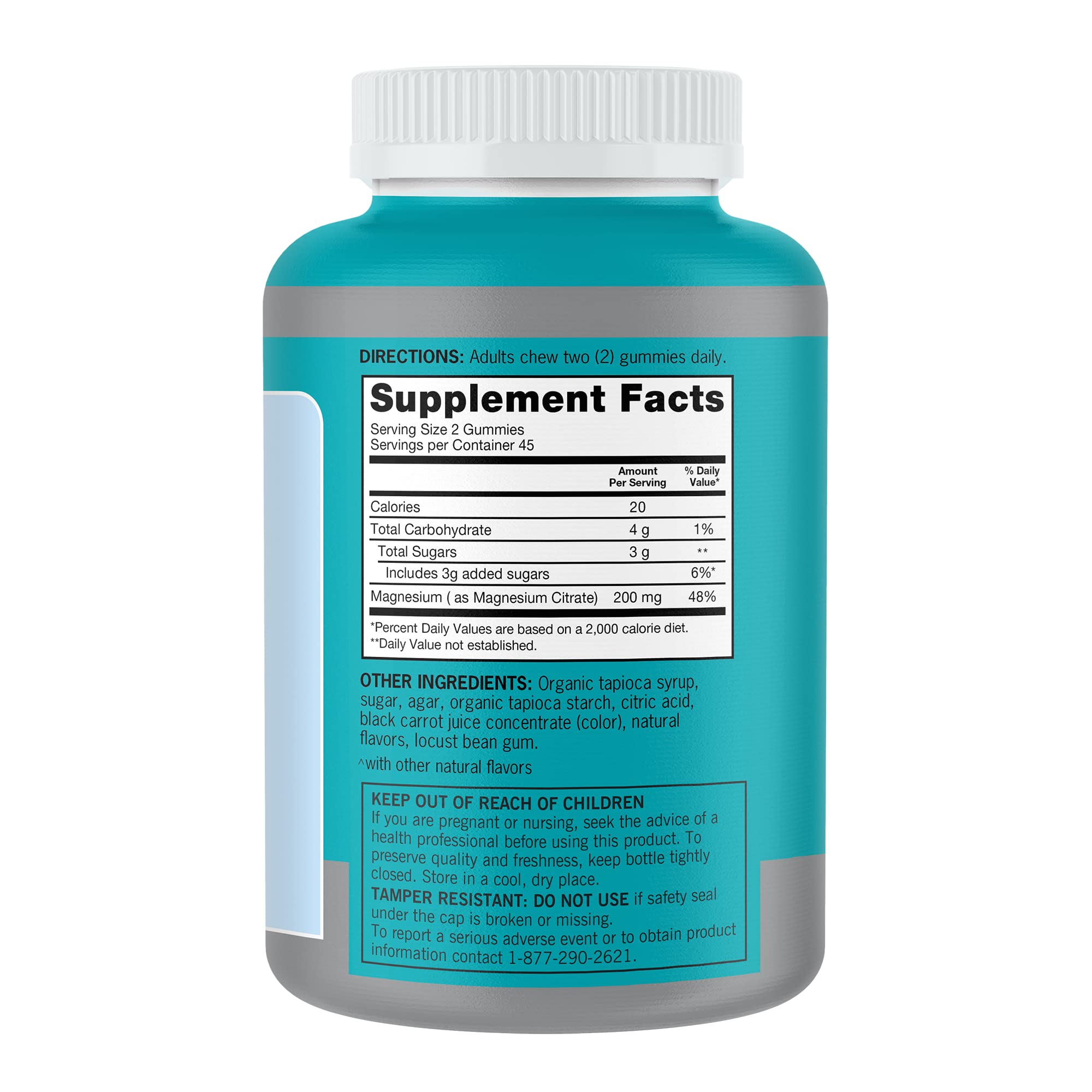 Qunol Magnesium Gummies for Adults, 200mg Elemental Magnesium (from 1,750mg Magnesium Citrate), High Absorption Magnesium Supplement, Supports Nerve, Bone and Muscle Health, Vegetarian, 90 Count Qunol Au supplements