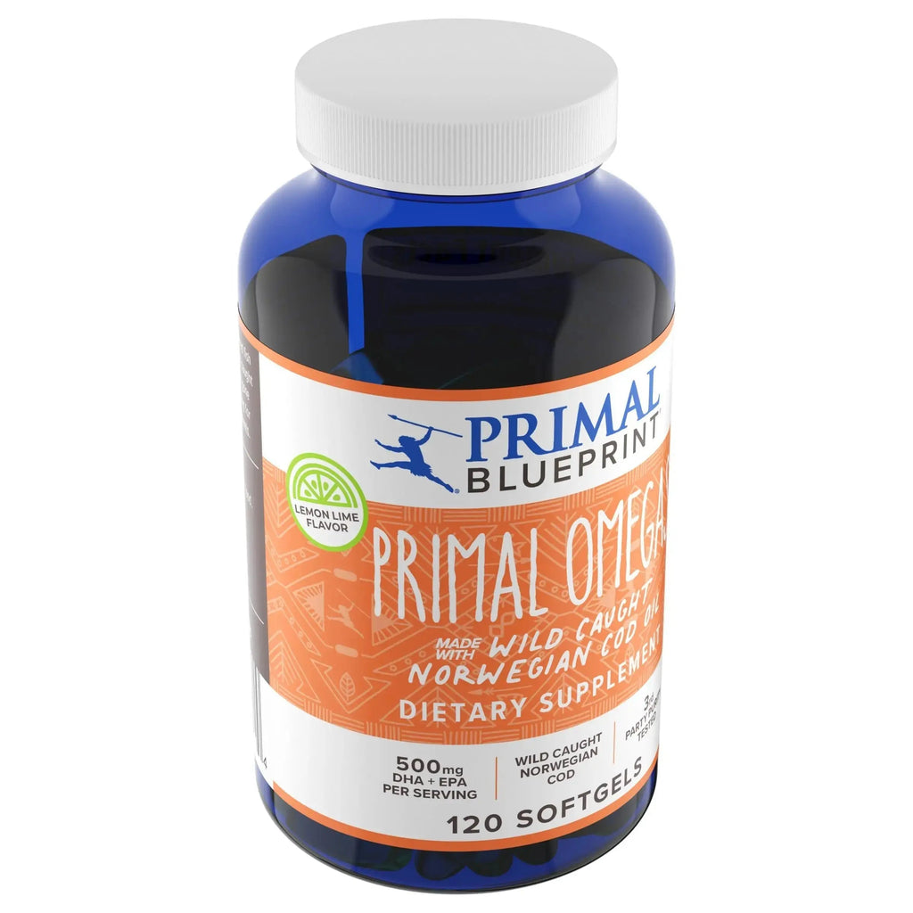 Primal Blueprint Primal Omegas, Omega-3 Fatty Acid Daily Supplement, 120 Count Primal Blueprint Au supplements