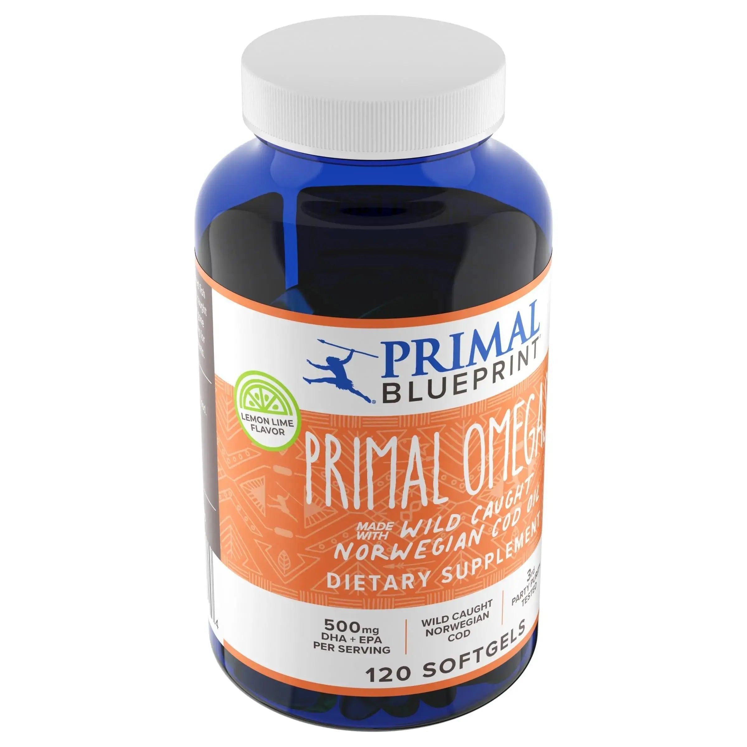 Primal Blueprint Primal Omegas, Omega-3 Fatty Acid Daily Supplement, 120 Count Primal Blueprint Au supplements