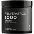 Ultra High Potency Third-Party Tested Trans Resveratrol 1000mg - 98% Pure, Highly Purified and Bioavailable - Resveratrol Polygonum Root Extract - 60 Capsules Toniiq Au supplements