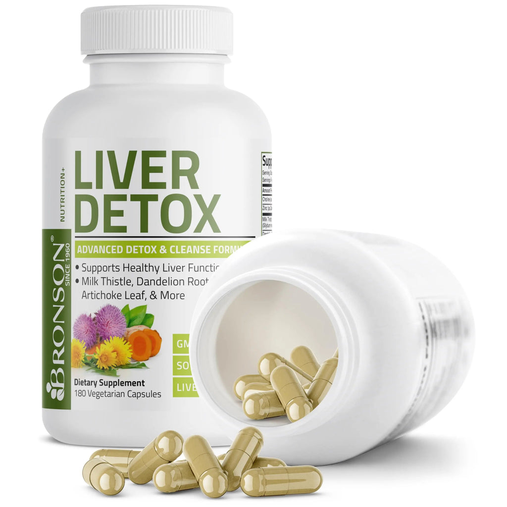 Bronson Liver Detox Advanced Detox & Cleansing Formula Supports Health Liver Function Bronson Au supplements