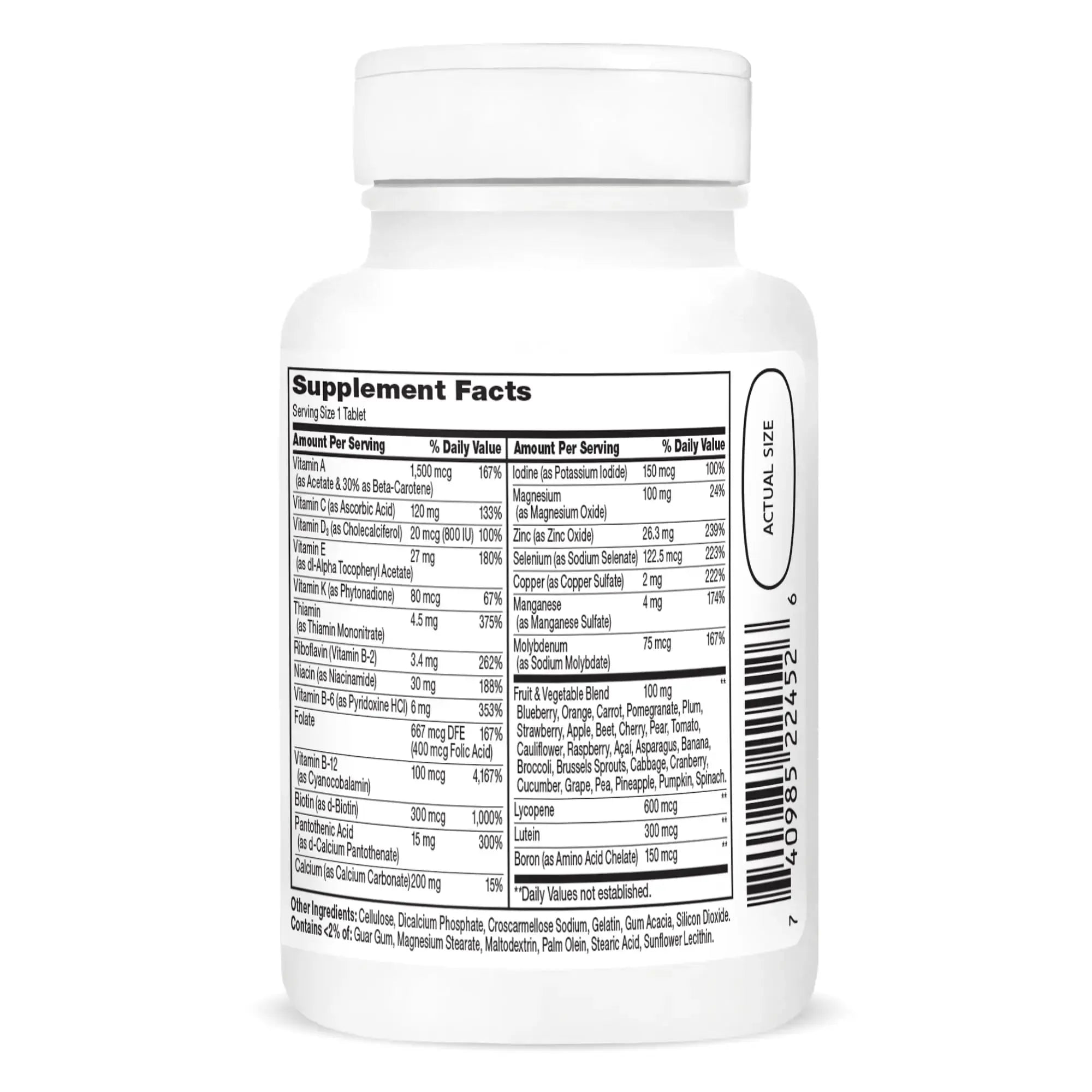 21st Century Wellify Men's 50+ Multivitamins with Minerals, 65Count 21st Century Au supplements