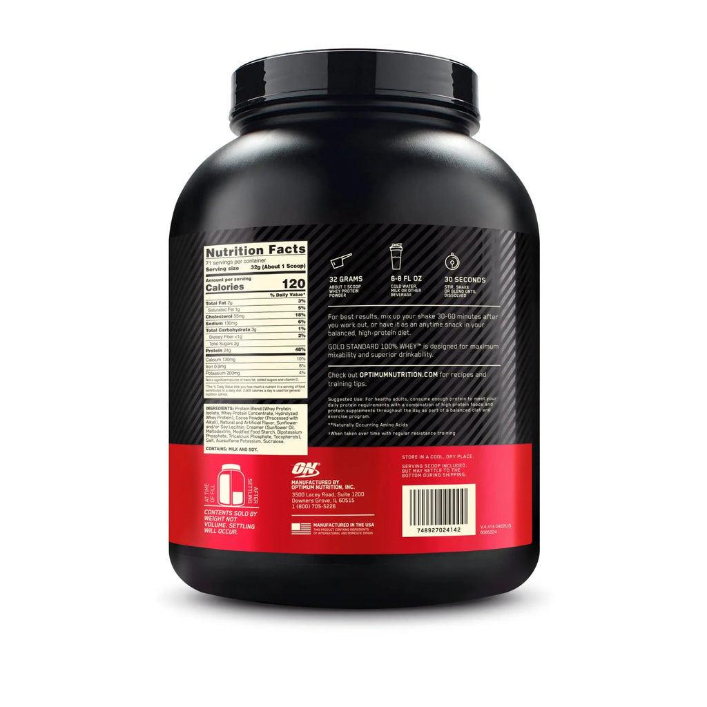 Optimum Nutrition Gold Standard 100% Whey Protein Powder, Extreme Milk Chocolate Optimum Nutrition Au supplements