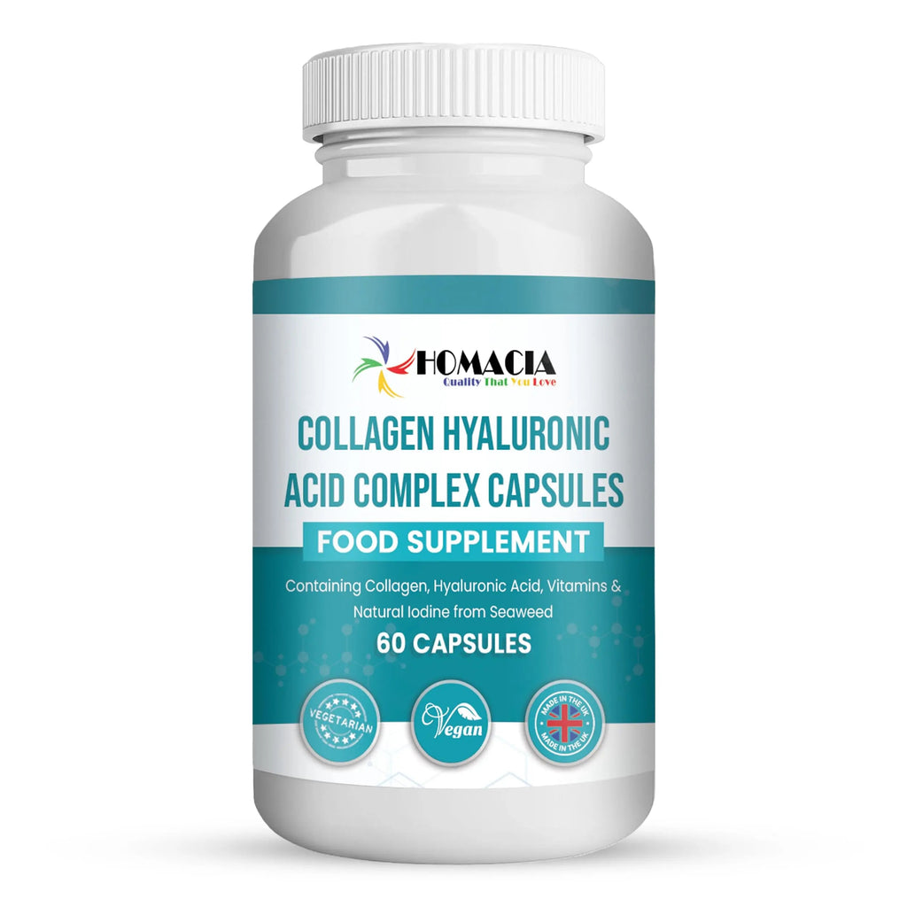 Homacia’s Collagen Capsules | Marine Collagen with Hyaluronic Acid | Pure Collagen Supplements for Women HOMACIA Quality That You love Au supplements